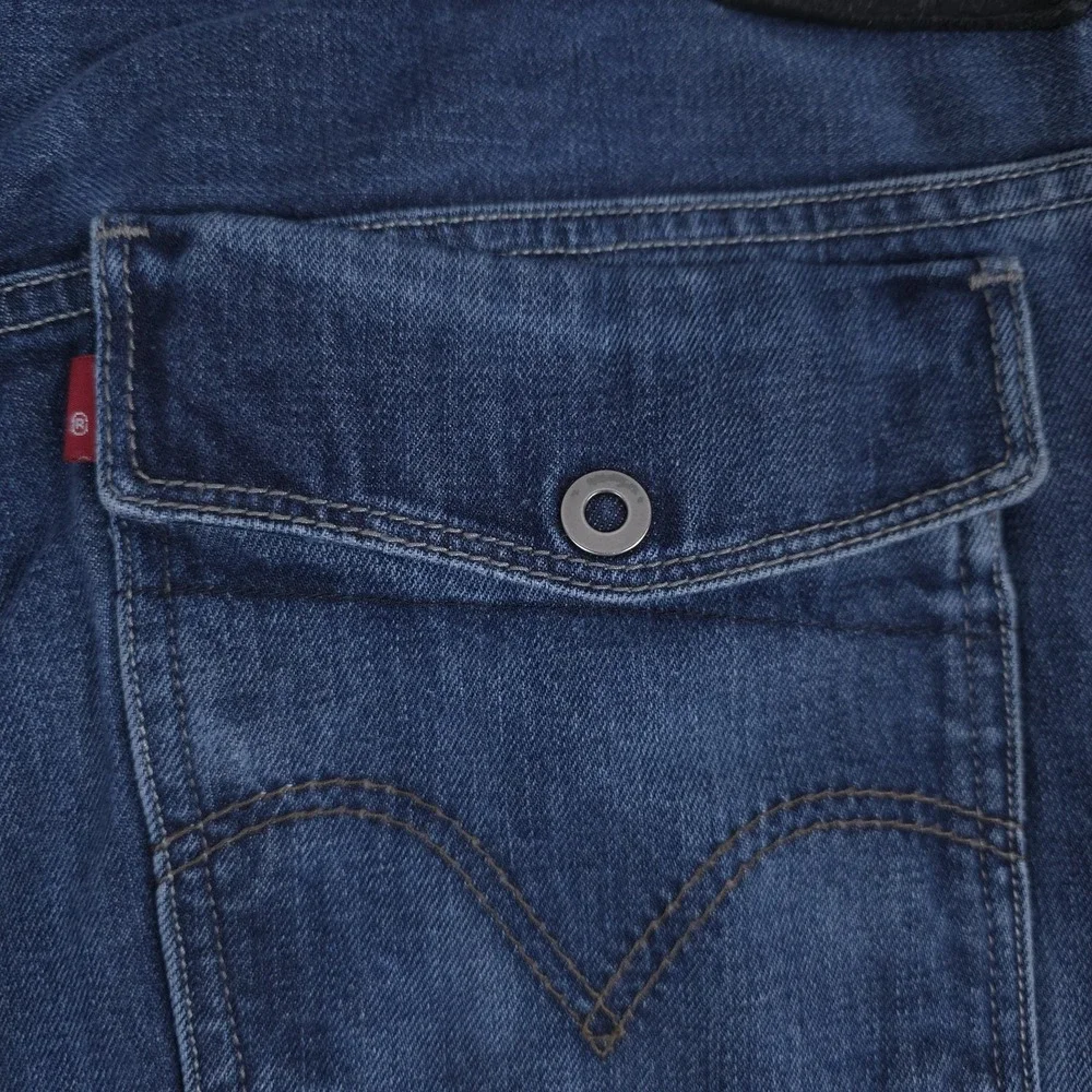 Vintage Levis 569 Baggy Jeans Mens 40x32 (Fits 38x31) Blue Loose Fit Flap Pocket